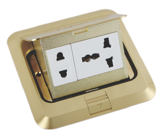 阻尼五孔地插-经典款-PA视讯照明官网