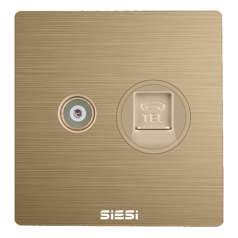 一位电视电话插座-V6富贵金-PA视讯照明官网