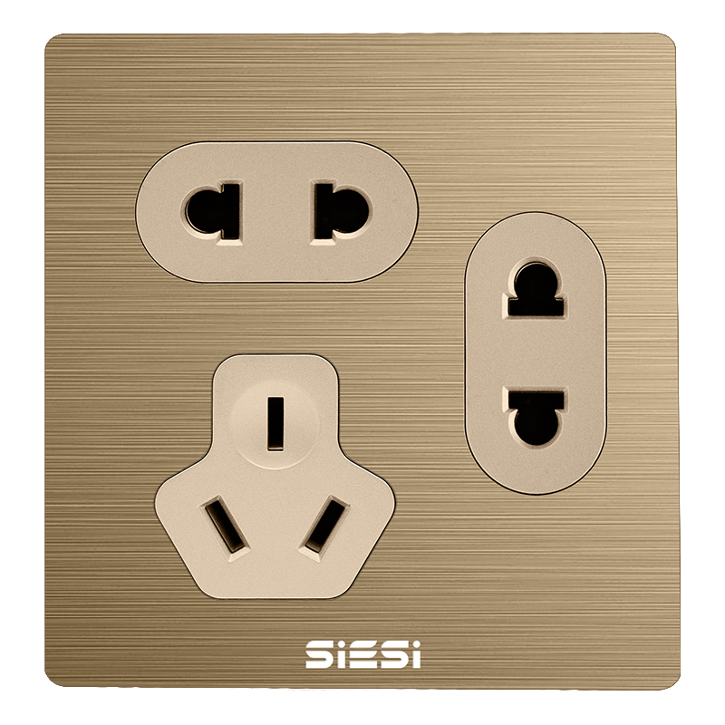 10A二二三极插座-V6富贵金-PA视讯照明官网