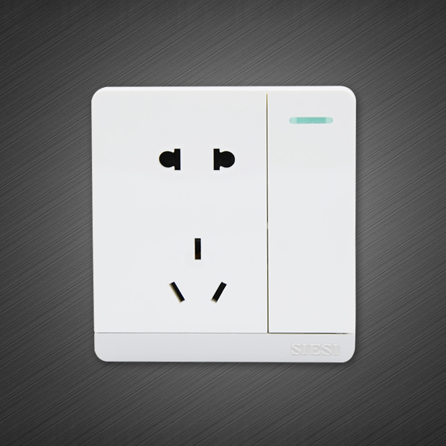 10A二三极插座带单控开关-S1系列-PA视讯照明官网