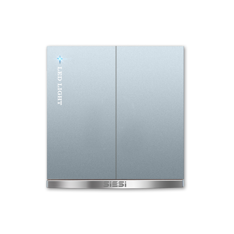 10A二位（单/双）控开关-V9太空灰-PA视讯照明官网