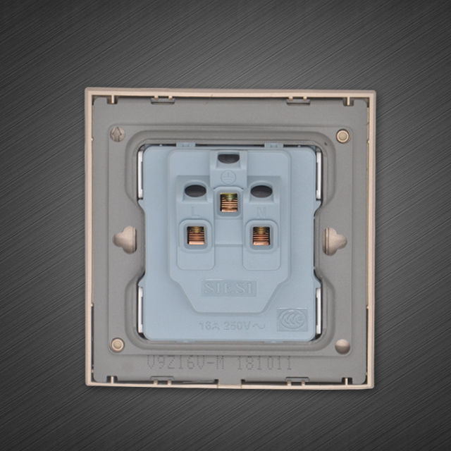 16A三极插座带-V9太空灰-PA视讯照明官网