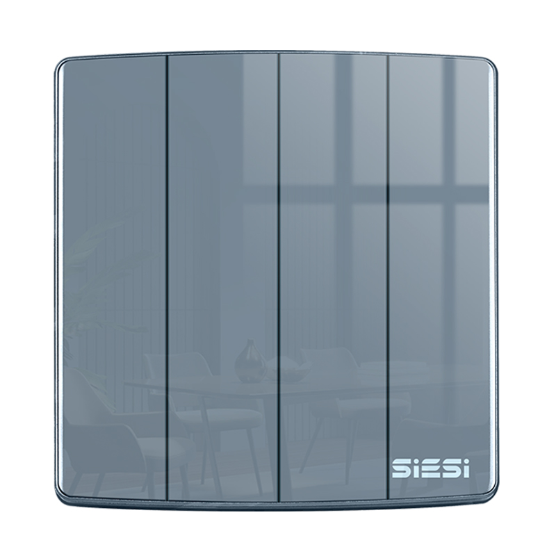 10A  四位（单/双）控开关-V20玻璃系列-PA视讯照明官网